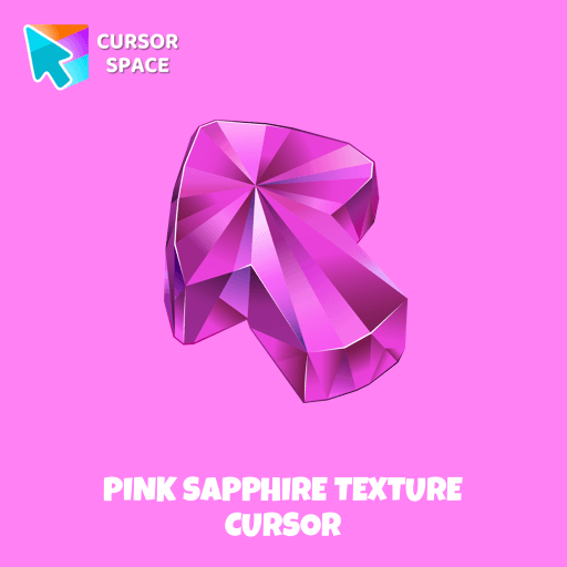 Pink Sapphire Texture cursor arrow cursor